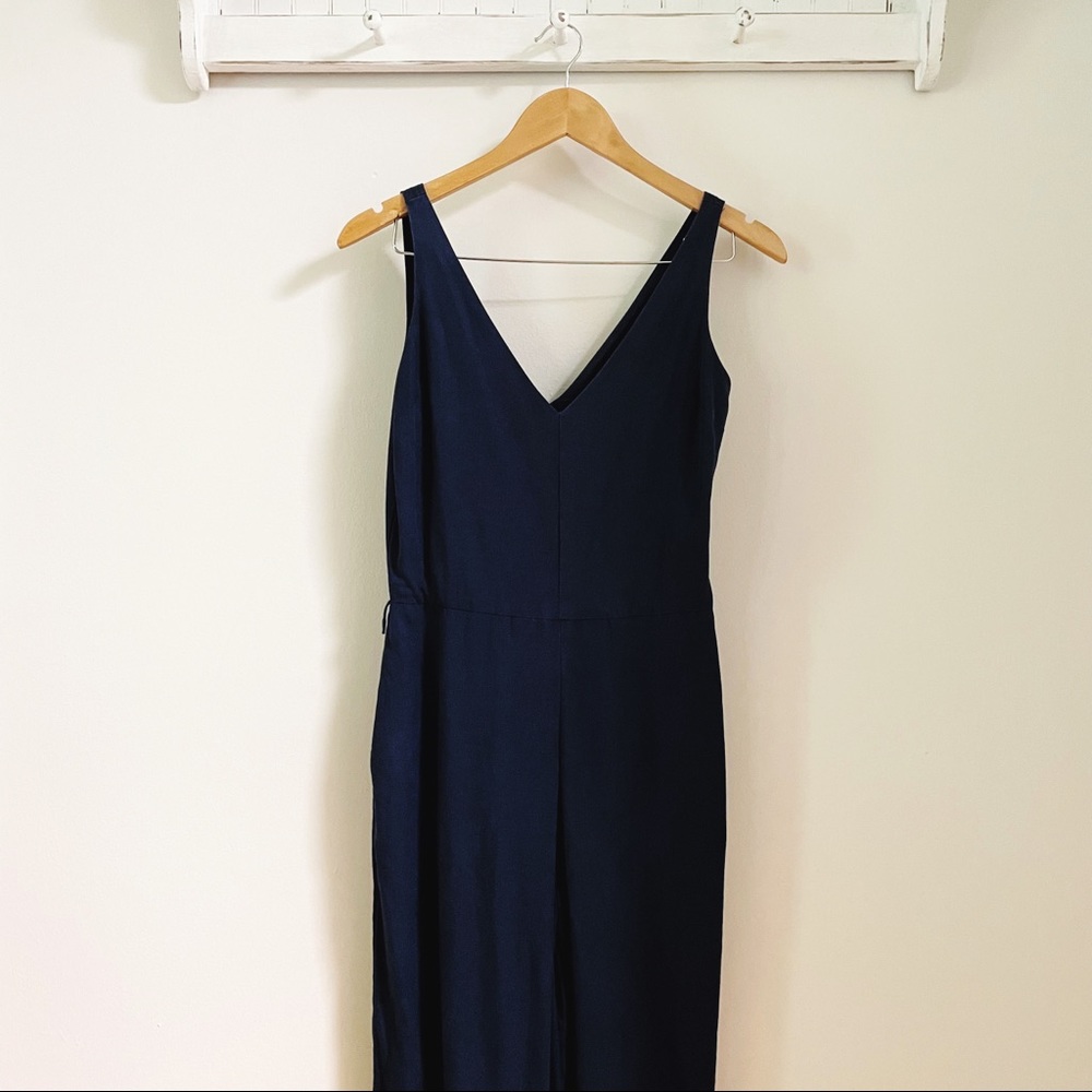 GAP wide leg jumpsuit, dark blue